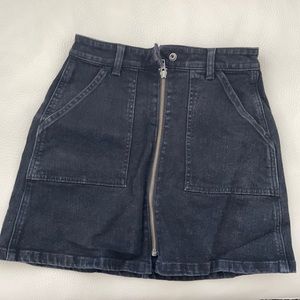 Madewell denim skirt